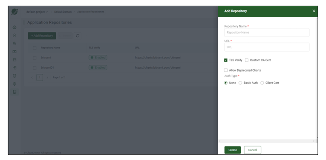 Application Repositories